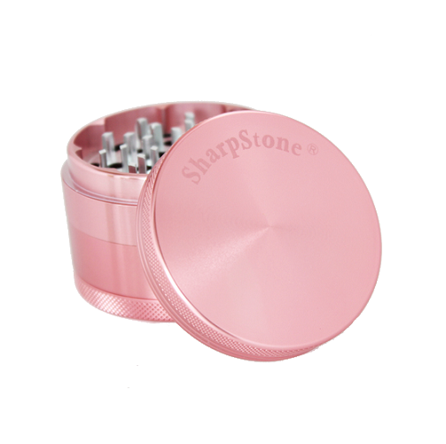 SharpStone® Hard Top 4 Piece Herb Grinder - Pink