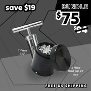 SharpStone 5 Piece Hard Top V1 x T-Press BUNDLE - Black