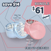 SharpStone Clear Top V1 x Hard Top V1 BUNDLE - Blue/Pink