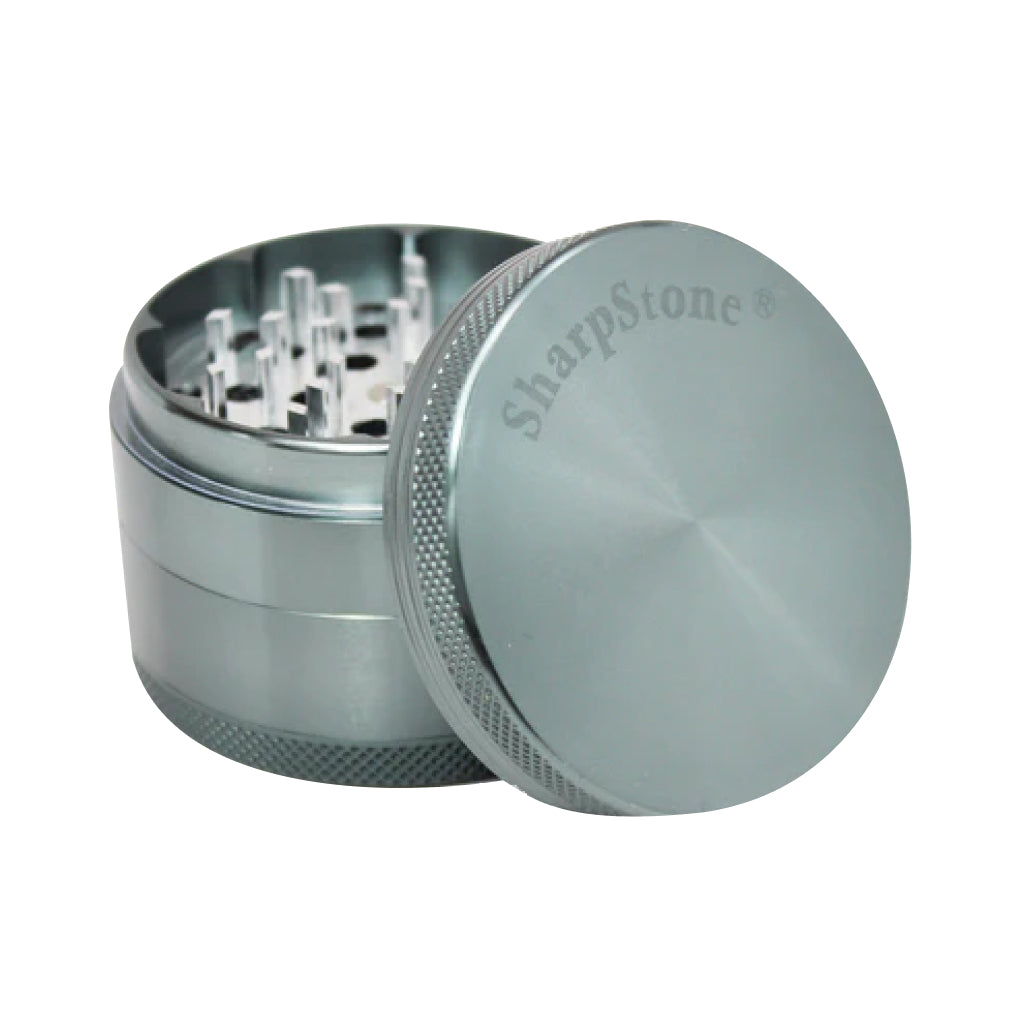SharpStone® Hard Top 4 Piece Herb Grinder - green