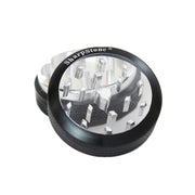 SharpStone® Clear Top 2 Piece Herb Grinder - black