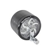SharpStone® Clear Top 4 Piece Hand Crank Grinder - black