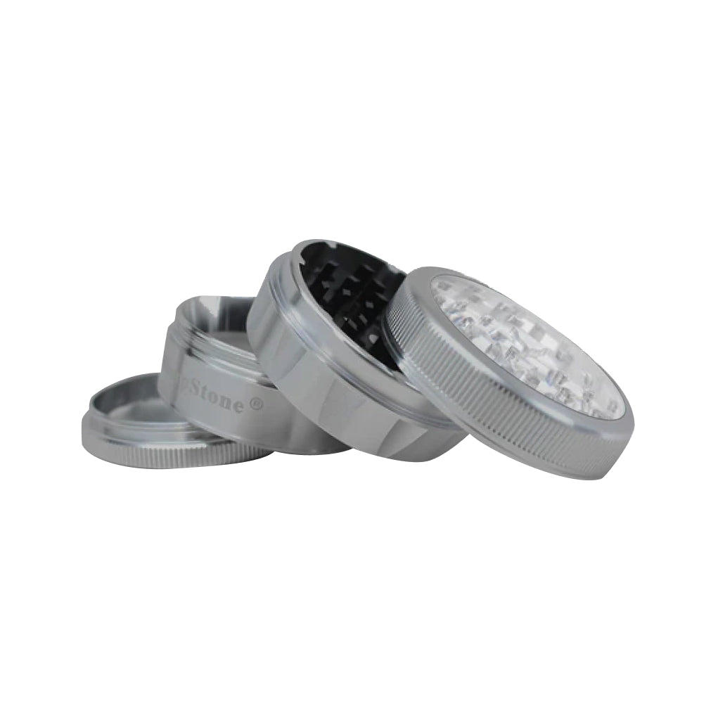 SharpStone V2 Clear Top 4 Piece Herb Grinder | Durable & Smooth