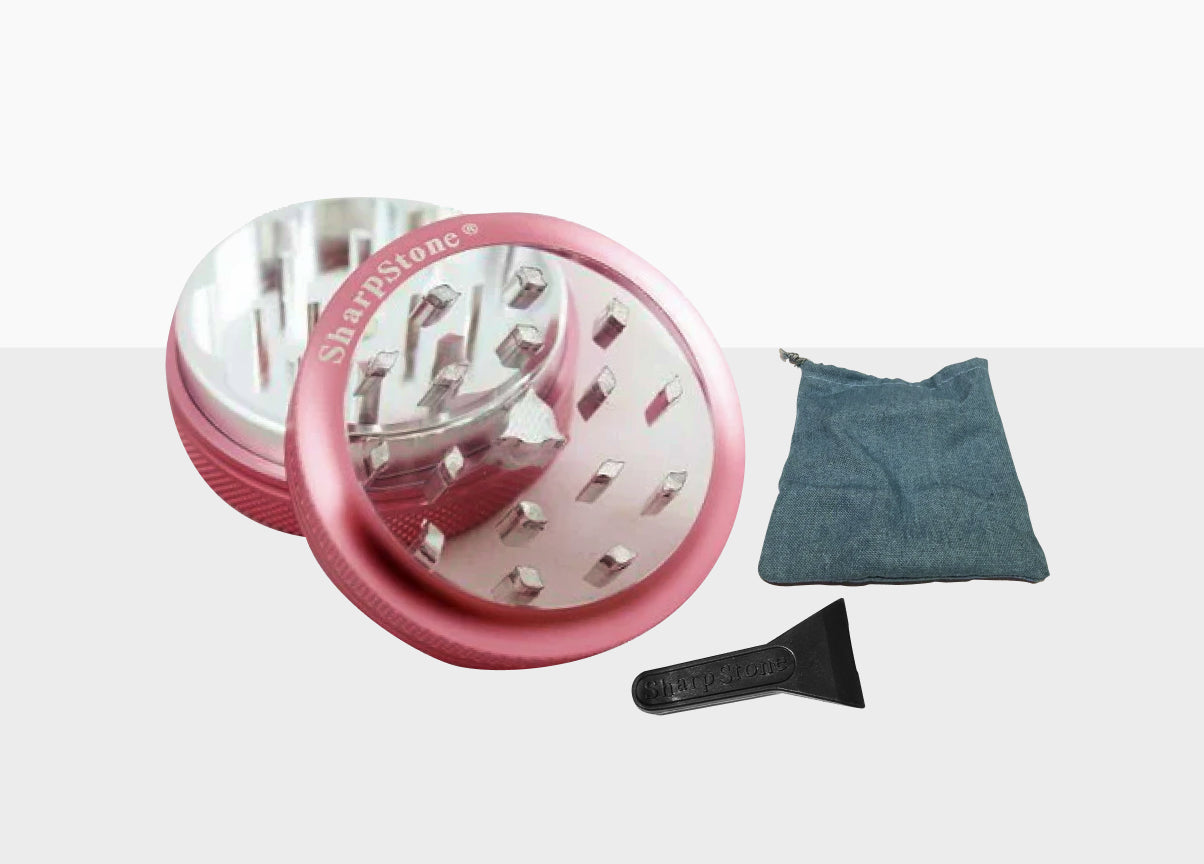 SharpStone® Clear Top 2 Piece Herb Grinder