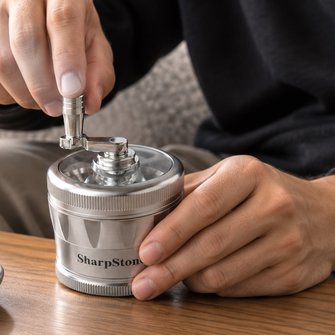 SharpStone Hand Crank Grinder - Medical Cannabis Grinding
