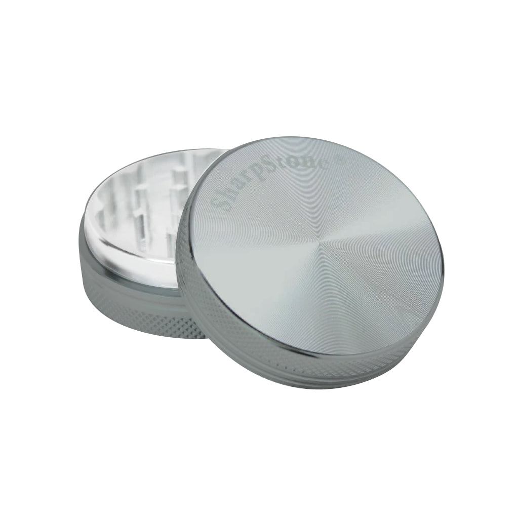 SharpStone® Hard Top 2 Piece Herb Grinder - gray