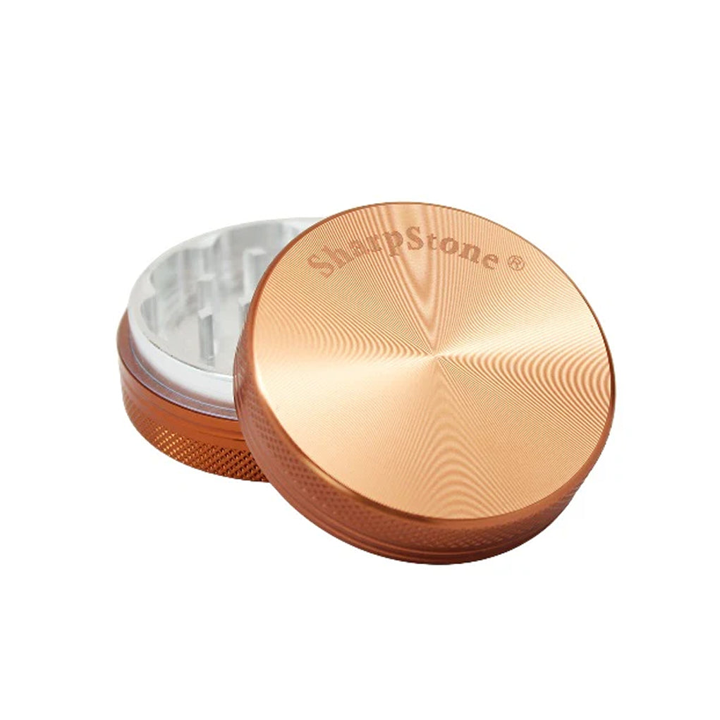 SharpStone® Hard Top 2 Piece Herb Grinder - orange