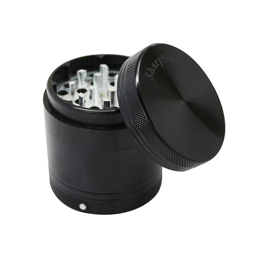 SharpStone® Hard Top 5 Piece Herb Grinder - black
