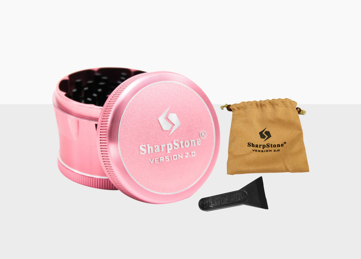 SharpStone® V2 Hard Top 4 Piece Herb Grinder