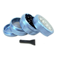 SharpStone® V2 Clear Top 4 Piece Herb Grinder - Blue