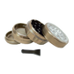 SharpStone® V2 Clear Top 4 Piece Herb Grinder - Bronze