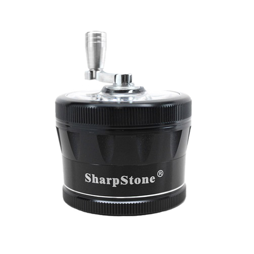 SharpStone® V2 Clear Top 4 Piece Hand Crank Grinder