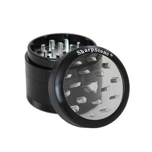 SharpStone® Clear Top 4 Piece Herb Grinder