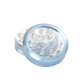 SharpStone® Clear Top 2 Piece Herb Grinder - Blue