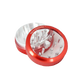 SharpStone® Clear Top 2 Piece Herb Grinder - Red